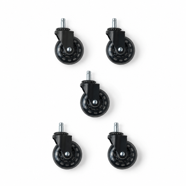 Roues de salon pour tabourets et tabourets selle