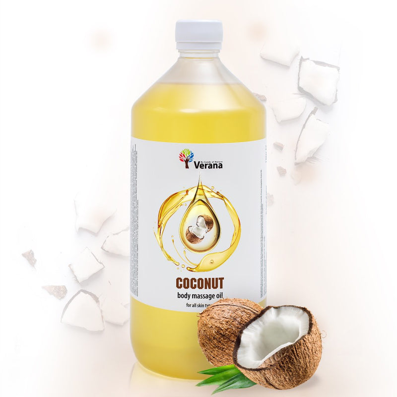 Verana Huile de massage à la noix de coco 1L