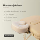 50 housses de protection jetables pour têtière