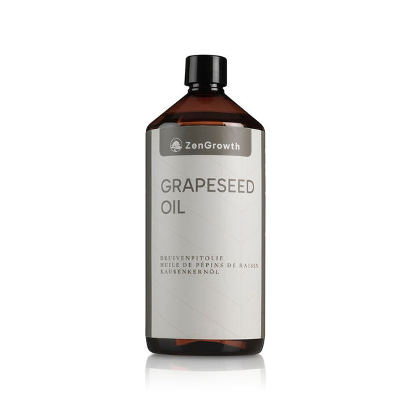 ZenGrowth Huile de pépins de raisin 100% naturelle 1l