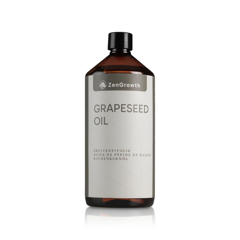 ZenGrowth Huile de pépins de raisin 100% naturelle 1l