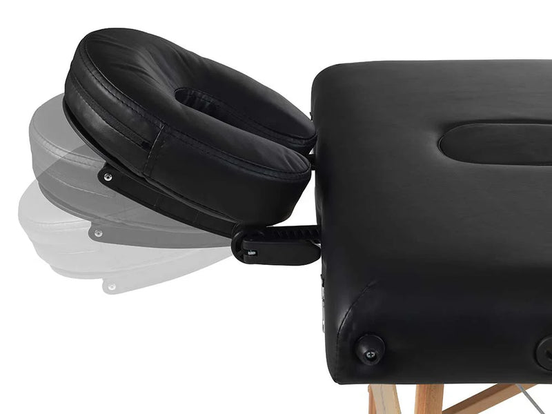 ZENGROWTH Table de massage pliante Economy Flat Noir