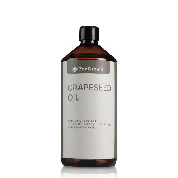 ZenGrowth Huile de pépins de raisin 100% naturelle 1l