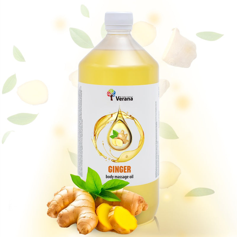 Verana Huile de massage au gingembre 1L