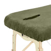 Housse microfibre ZenGrowth Serenza avec découpe visage Vert olive foncé