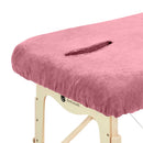 Housse microfibre ZenGrowth Serenza avec découpe visage Rose poudré