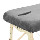 ZenGrowth Serenza housse en microfibre avec trou visage Gris