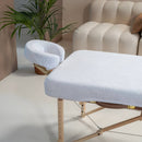 ZenGrowth Serenza housse en microfibre avec trou visage Blanc