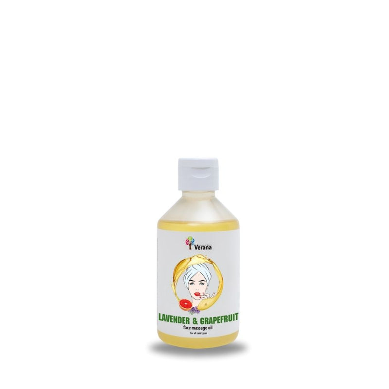 Verana Huile de Massage Visage Lavande Pamplemousse 250ML