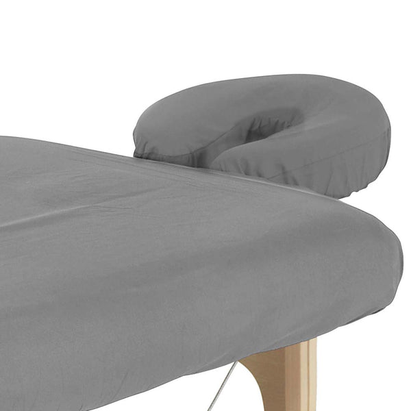 Housse table de massage en microfibre Gris