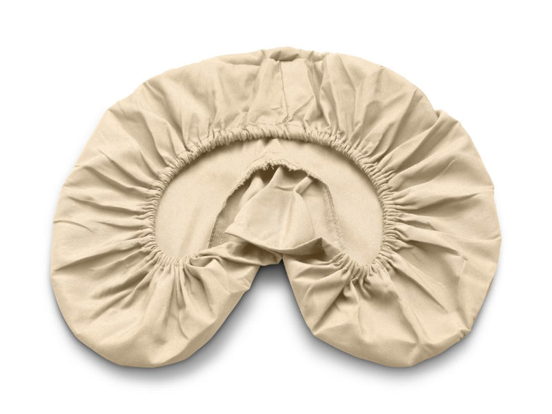 Set de draps en microfibre beige 80cm (incl. housse appui-tête + couverture)