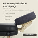 ZENGROWTH Housse pour têtière en tissu éponge Gris