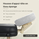 ZENGROWTH Housse pour têtière en tissu éponge Blanc