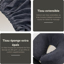 ZENGROWTH Housse pour têtière en tissu éponge Gris