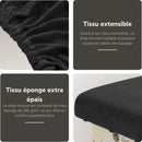 Housse table de massage sans découpe Noir
