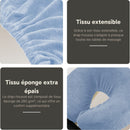 ZENGROWTH Housse pour têtière en tissu éponge Bleu ciel