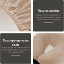 ZENGROWTH Housse pour têtière en tissu éponge Marron clair