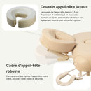 ZENGROWTH Table de massage pliable Nimman Beige 71cm