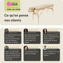 ZENGROWTH Table de massage Belverde 2.0 Beige 71 cm