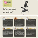 ZENGROWTH Chaise de massage pliante Valo noir