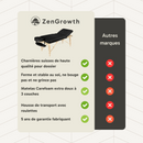 ZENGROWTH Table de massage pliante Nimman Noire