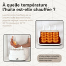 Appareil chauffe-huile de massage 3 flacons
