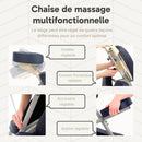 ZENGROWTH Chaise de massage pliante Valo Bleu foncé