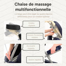 ZENGROWTH Chaise de massage pliante Valo noir
