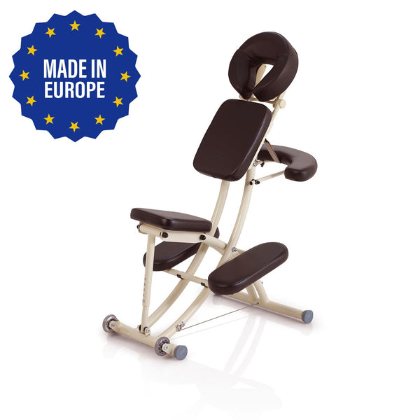 ZenGrowth Chaise de massage pliante Roshka Noir