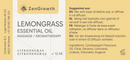 ZENGROWTH Huile Essentielle de Citronnelle 10ml