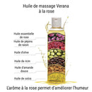 Verana Huile de massage à la rose 250ML