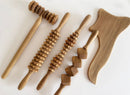 Coffret de 5 outils en bois pour la maderothérapie