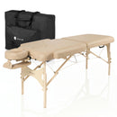 ZENGROWTH Table de massage Belverde 3.0 Beige 71cm avec repose bras