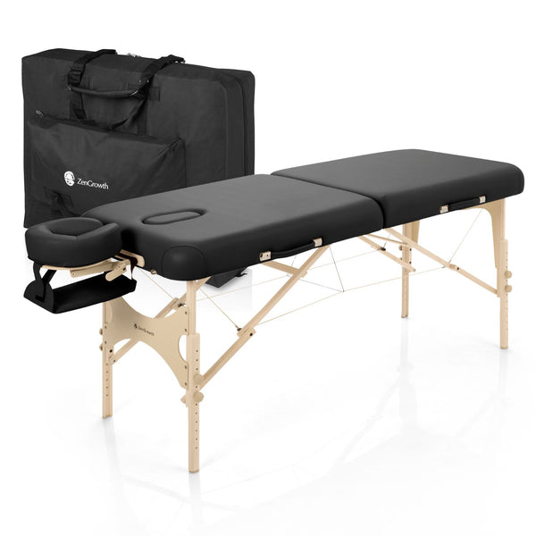ZENGROWTH Table de massage Belverde 2.0 Noir 71cm