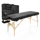 ZENGROWTH Table de massage Belverde 2.0 Noir 71cm