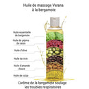 Verana huile de massage à la bergamote 250ML