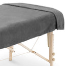 ZenGrowth Serenza Serviette de massage en microfibre 100 x 220cm gris
