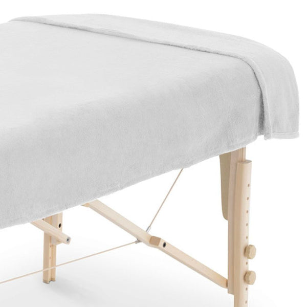 ZenGrowth Serenza Serviette de massage en microfibre 100 x 220cm blanc
