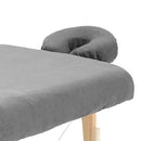 ZenGrowth Serenza Drap-housse en microfibre avec housse appui-tête gris