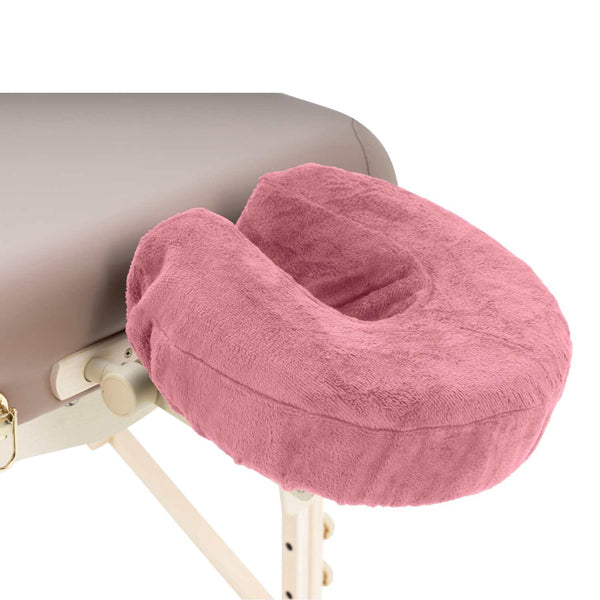 Lot de 2 housses ZenGrowth Serenza pour têtières en microfibre Rose poudré