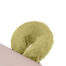 Lot de 2 housses ZenGrowth Serenza pour têtières en microfibre Vert olive clair