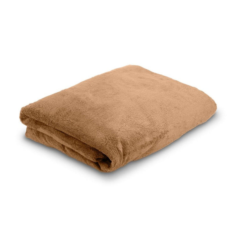 ZenGrowth Serenza Serviette de massage en microfibre 100 x 220cm brun