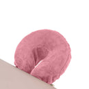 Lot de 2 housses ZenGrowth Serenza pour têtières en microfibre Rose poudré