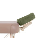 Lot de 2 housses ZenGrowth Serenza pour têtières en microfibre Vert olive foncé