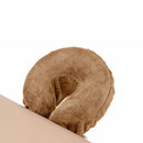 ZenGrowth Serenza Lot de 2 housses pour têtières en microfibre brun