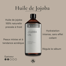 ZenGrowth Huile de jojoba 100% naturelle 1l