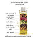 Verana Huile de massage de pin sylvestre 1L
