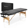 ZENGROWTH Table de massage pliante Economy Flat Noir