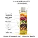 Verana Huile de massage à la mandarine 250ML