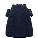 Set de housses noires en éponge pour table de massage Lagos